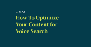 Optimize Cannabis Content for Voice Search
